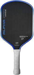 Engage Pursuit Alpha Pro 16mm Pickleball Paddle - Raw Carbon Fiber Face, 8.0 oz Elongated Control Paddle for All-Court Play