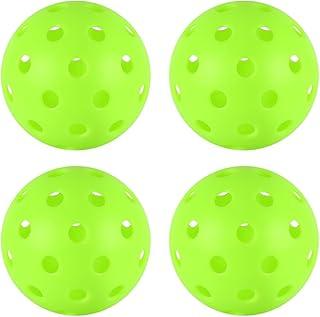 4/6/12/20/50/100 pcs Pickleball Balls,40 Hole Outdoor Pickleball Balls,8mm Precision Drilled-Spaced Pickle Ball Set-Profession Plastic Ball for Pickleballs Paddles and Indoor Floor Sport Court