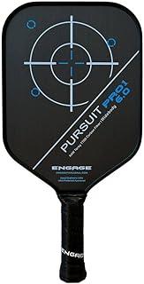 Engage Pursuit Pro1 Pickleball Paddle | Raw Carbon Fiber | Extreme Power, Spin & Dwell Time | Designed for Aggressive Power Players