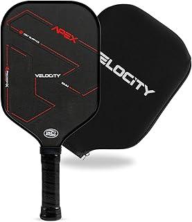 Velocity Pro Pickleball Paddle, T700 Carbon Fiber with 16mm Proprietary Core, USAPA Approved, Elongated Anti-Slip Handle for Power, Spin, Control & Speed Pickleball Racket (with Cover)