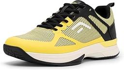 FitVille Extra Wide Pickleball Shoes for Men, All Court Tennis Sneakers Shoes with Arch Support
