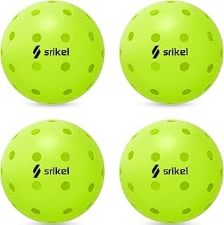 Pickleball Balls-USAPA Approved Outdoor/Indoor Pickleballs,Seamless Roto-Molded