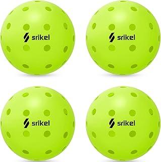 Pickleball Balls-USAPA Approved Outdoor/Indoor Pickleballs,Seamless Roto-Molded Design for Durability,Crack-Resistant 40-Hole Pickle Ball for Beginner Intermediate Pro Player,6/12/36/50/100Pack