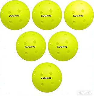 Pickleball Balls 6 Pack, Outdoor 40