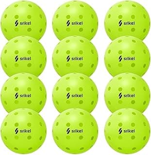 Pickleball Balls-USAPA Approved Outdoor/Indoor Pickleballs,Seamless Roto-Molded