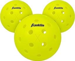 Franklin Sports X-40 Outdoor Pickleballs - Official Ball of USA Pickleball, APP Tour + US Open - Regulation Size