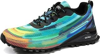 ikunka Men's Fashion Sneakers Lightweight Breathable Walking Shoes Tennis Cross Training Shoe Non Slip Trail Running Shoes