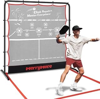 Pickleball Rebounder Practice Net: 6FT Strong