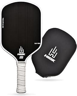 RAV PRO Pickleball Paddle - Ultimate HIGH END 16mm Japanese Toray T700 Raw Carbon Fiber CFS w/Excellent GRIT Roughness Texture, Aero Dynamic Curve, USAPA Approved, Non Slip Grip