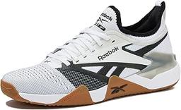Reebok Nano Court Sport Men's Pickleball or Tennis Shoes for Men, White/Black/Grey 1, 11.5