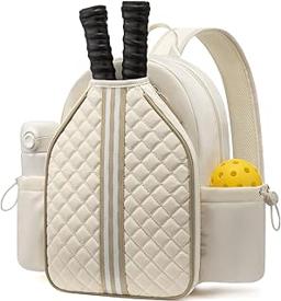 Sucipi Pickleball Bags for Women Lightweight Crossbody and Stylish Quilted Pickleball Paddle Sling Bag Backpack