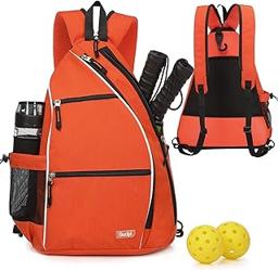 Sucipi Pickleball Bag - Men's & Women's Pickleball Backpack, Adjustable Sling Bag w/Fence Hook/Large Capacity/Safety Pocket