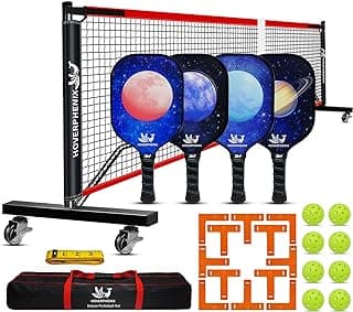 Hoverphenix Portable Pickleball Net Set, 22FT