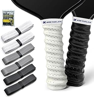 Ribbed Pickleball Overgrip Tape, Non-Slip Sweat-Wicking