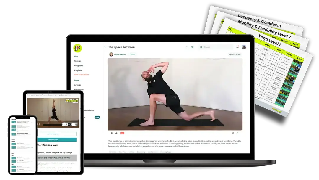 Programa de Yoga y Estiramiento para Jugadores de Pickleball