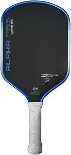 Engage Pursuit Alpha Pro 16mm Pickleball Paddle - Raw Carbon Fiber Face, 8.0 oz Elongated Control Paddle for All-Court Play