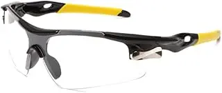 Pickleball Protective Eyewear – Clear Lens Sports Goggles with Adjustable Strap | Anti-Fog Safety Glasses for Indoor & Outdoor Play