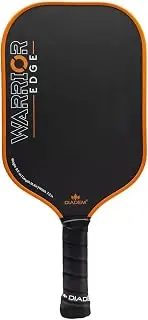 Diadem Warrior Edge Pickleball Paddles | Etched Carbon Face for Max Spin, 16mm Aero Guard, Comfort Max Grip, 16mm Honeycomb Core, Midweight 8oz | Indoor/Outdoor | USAPA Approved