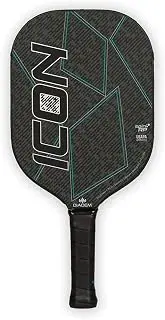 Diadem ICON Performance Pickleball Paddle | Graphite Carbon Fiber, Honeycomb Core, Fiberglass Face, Ultra Sleek Edge Guard, Spin Friendly | Indoor/Outdoor | USAPA Approved