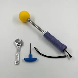 Pickleball Swing Trainer, Retractable Click Feedback Training Tool, Improve Rhythm and Fluidity of Forehand, Backhand, Smash, Slice, Volly, Warm Up Stick for Indoor & Outdoor Practice