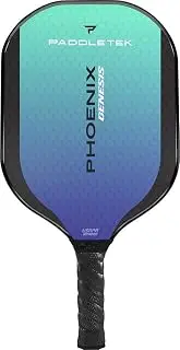 Paddletek Phoenix Genesis - Professional Pickleball Paddles with Honeycomb Core – Polycore & Fiberglass Epoxy Surface - High Tack Performance Grip – 7.4 oz to 7.8 oz – 5 Colors- USAPA Approved