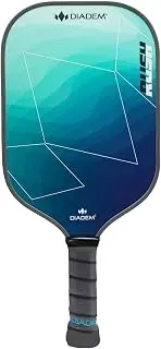 Diadem Rush Pickleball Paddle Series | USAPA Approved | Lightweight Fiberglass 16mm Paddle with Fiberglass Surface for Spin & Control | Stunning Color Options Including First Responder Series