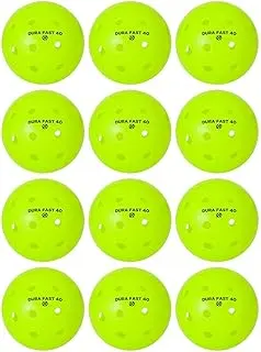 Pickleballs | Outdoor pickleball balls | Neon | Dozen/Pack of 12 | USAPA Approved and Sanctioned for Tournament Play, Professional Perfomance