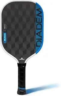 Diadem Edge BluCore Pro Pickleball Paddle | Ultimate Power, Spin & Consistency, Extended Reach, Premium 18K Carbon Fiber, PowerSync Foam Core | USAPA Approved