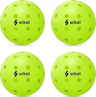 Pickleball Balls-USAPA Approved Outdoor/Indoor Pickleballs,Seamless Roto-Molded Design for Durability,Crack-Resistant 40-Hole Pickle Ball for Beginner Intermediate Pro Player,6/12/36/50/100Pack