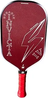 Invicta IV PP Honeycomb GEN 4 16mm Pickleball Paddle - Elongated Shape for Greater Power and Spin - Foam Propulsion core Increases Power, Touch and Enlarged Sweet spot