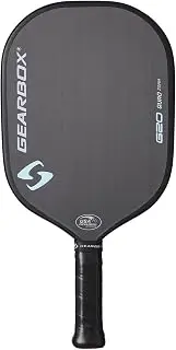 Gearbox G20 Pickleball Paddle – 20mm Honeycomb Core, Raw Carbon Fiber Surface, One-Piece Molded Construction – Control, Spin & Power – Lightweight 8.0 oz Paddle for All Skill Levels