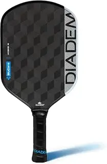 Diadem Edge BluCore Hybrid Pickleball Paddle | Ultimate Balance Paddle, Premium 18K Carbon Fiber Face, Explosive Spin, PowerSync Technology, 14mm & 16mm Options, USAPA Approved
