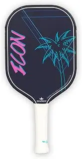 Diadem ICON Performance Pickleball Paddle | Graphite Carbon Fiber, Honeycomb Core, Fiberglass Face, Ultra Sleek Edge Guard, Spin Friendly | Indoor/Outdoor | USAPA Approved
