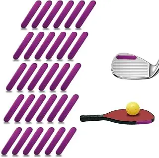 Golf Lead Tape Pickleball Lead Tape Adhesive Lead Sheet 30pcs 2.0×0.4in 3g,Golf Training Accessories|for Golf Iron Woods Putter or Tennis Racket Badminton Racket Weight Adjustment