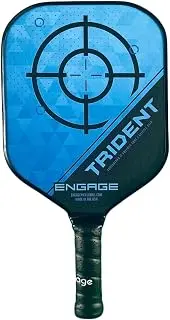 Engage Pickleball Trident Pickleball Paddle - Pickleball Paddles with Polymer Core - USAPA Approved Pickleball Paddles Pickleball Rackets for Adults - Standard (Midnight Blue)
