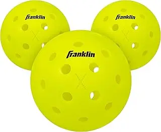 Franklin Sports X-40 Outdoor Pickleballs - Official Ball of USA Pickleball, APP Tour + US Open - Regulation Size