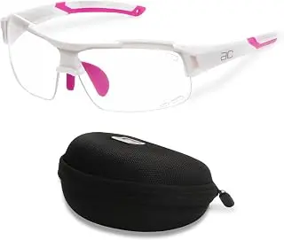 BLUE CUT Sports Safety Goggles Interchangeable Sun Lens Anti Fog UV Protection Indoor Outdoor Pickleball Cycling Basketball