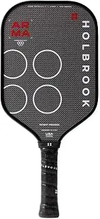 Holbrook ARMA Series Metallic Pickleball Paddle – Carbon Fiber Paddle with Dual-Density Core | USAPA Approved for Tournament Play | Control & Power