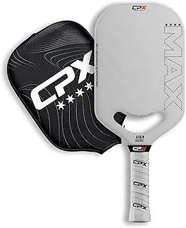 CPX MAX Raw Carbon Fiber T700 Pickleball Elongated Paddle Racket - Professional Grade pickleball paddle