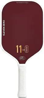 EZ Power K-16mm Thermoformed Pro Pickleball Paddle | Red Aramid & Raw Carbon Fiber Weave | T700 High-Friction Surface for Control & Spin | Pickle Ball Paddle | Pickleball Rackets