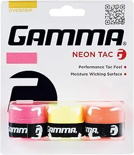 GAMMA Sports Neon Tennis Overgrips - High Performance and Moisture Wicking, Also for Pickleball, Padel, Racquet Sports OG – Dri, Safari, or Tac
