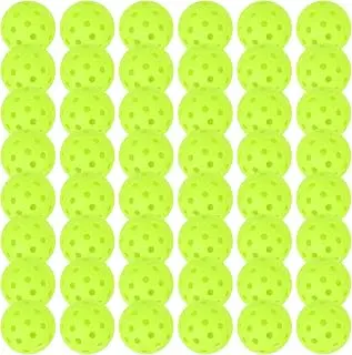 Outdoor Pickleball Balls 3/12/48 Pack, 40 Holes High Bounce Pickleballs with Mesh Bag, Durable Outside Pickle Ball for All Paddles & Courts - Multi-Color Options pickleball paddle