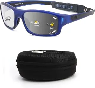 BLUE CUT Sports Protection Goggles, Photochromic Lenses Safety Glasses for Basketball, Pickleball Indoor Outdoor Sports
