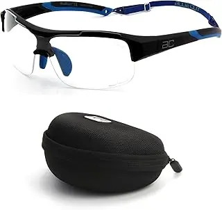 BLUE CUT Sports Safety Goggles Interchangeable Sun Lens Anti Fog UV Protection Indoor Outdoor Pickleball Cycling Basketball