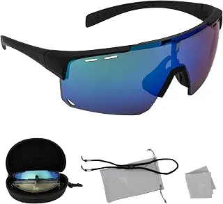 Franklin Sports Pickleball Sunglasses - Sport Glasses with (5) Lenses Included - Indoor + Outdoor Goggles - Eyewear Kit