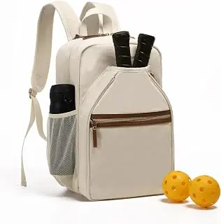 DYSHAYEN Pickleball Backpack, Pickleball Bags for Women, Pickle Ball Paddle Bag Fits 2 Paddles, Pickleball Gifts for Women pickleball paddle