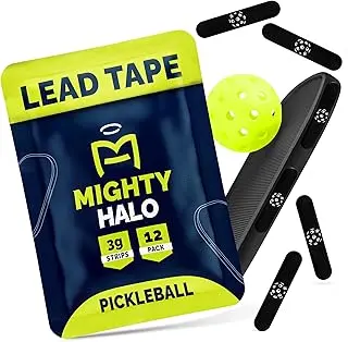 Lead Tape for Pickleball Paddles | Pre-Cut 3g Strips | Plastic-Coated, High-Performance Adhesive Weights