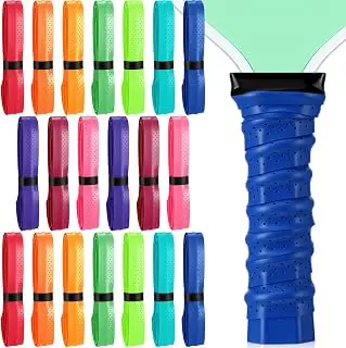 20 Pcs Paddle Grip Tape Bulk Compatible with Pickleball, Overgrip Replacement Grip Wrap for Rackets Anti-Slip Grips Easy Installation and Performance pickleball paddle