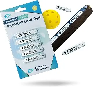 Enhance Pickleball Lead Tape - 3g Weighted Lead Strips, Highly-Adhesive & Easy to Apply Lead Tape for Pickleball Paddles, More Power and Control