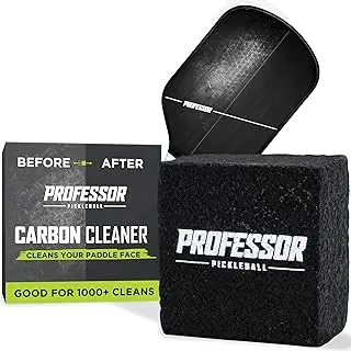 Professor Pickleball - Carbon Cleaner, Premium Pickleball Paddle Eraser for Raw Carbon Fiber Paddles, Effortless Residue Removal, Quick & Effective, Eliminates Ball Residue, Dirt, Scratches